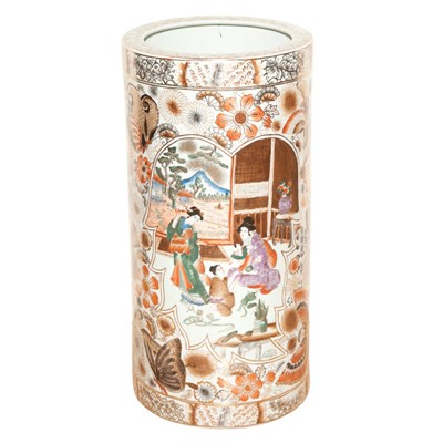 Lot 154 - Japanese Porcelain Umbrella Stand Height 18...