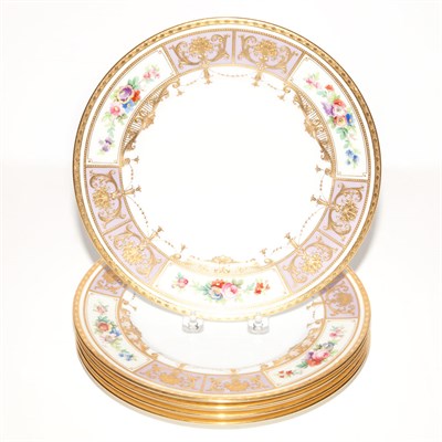Lot 203 - Set of Eleven Minton Porcelain Service Plates...