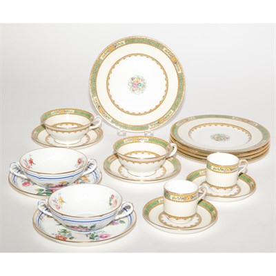 Lot 208 - Mintons Porcelain Dessert Service Comprising...