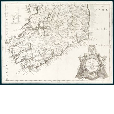 Lot 582 - [MAPS] Two antique maps of Ireland. Comprising...