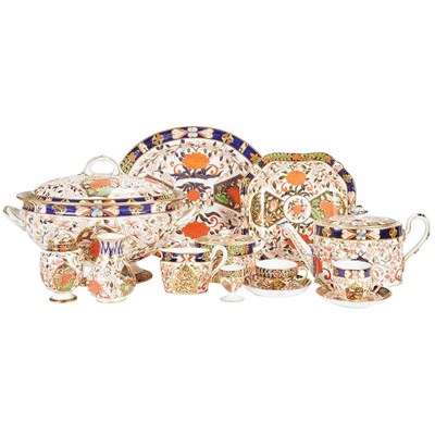 Lot 388 - Assembled Royal Derby Porcelain Dinner Service...