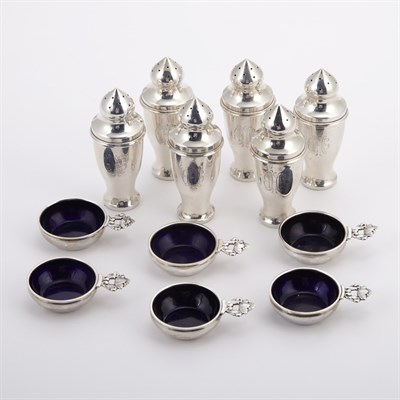 Lot 183 - Set of Six Georg Jensen Sterling Silver and...