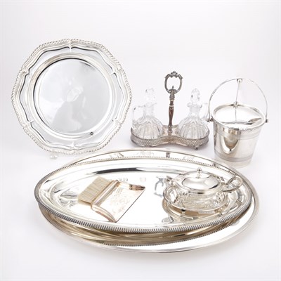 Lot 189 - Group of Silver Plated Table Articles...