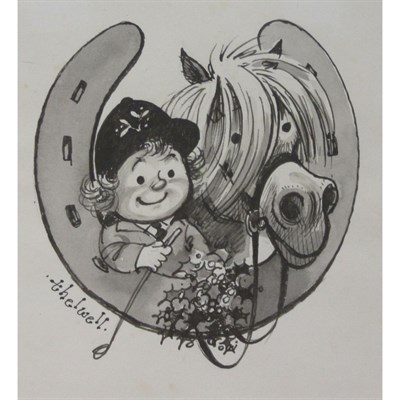 Lot 112 - Norman Thelwell British, 1923-2004 Lucky Horse...