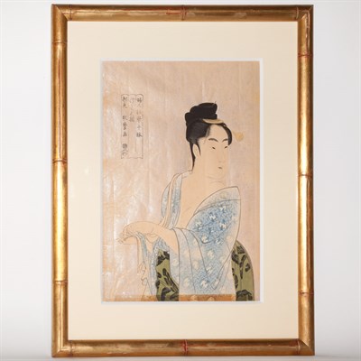 Lot 121 - Japanese Color Woodblock Print 20th Century...