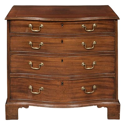 Lot 619 - George III Mahogany Chest of Drawers Third...