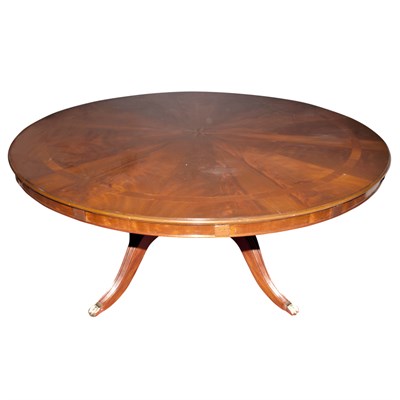 Lot 214 - Regency Style Inlaid Mahogany Circular...