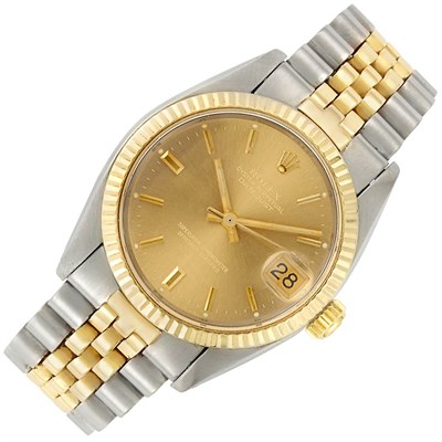 Lot 3110 - Stainless Steel and Gold Wristwatch, Rolex