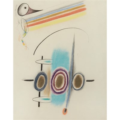Lot 32 - Rudolf Bauer German, 1889-1953 Untitled...