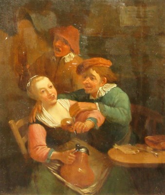 Lot 44 - School of Adriaen Brouwer Drunken Courtship...