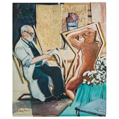Lot 238 - Larry Rivers (1923-2002) MATISSE OPERA Wood...