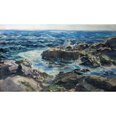 Lot 86 - John Whorf American, 1903-1959 Sunbathing on...