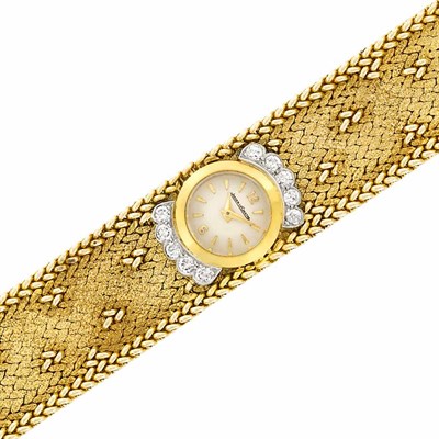 Lot 3342 - Diamond Wristwatch, Jaeger Le Coultre