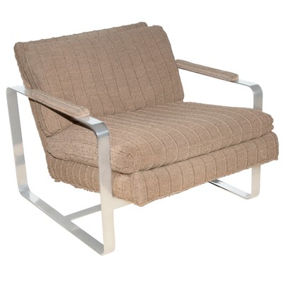 Lot 360 - Style of Milo Baughman Three Similar Armchairs...