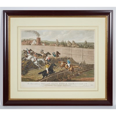 Lot 113 - After Henry Alken THE LAST GRAND STEEPLE CHASE...