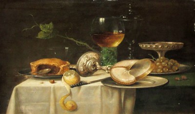 Lot 32 - Manner of Willem Claesz Heda Still Life with...
