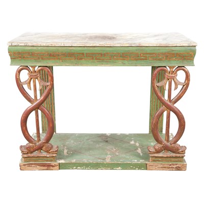 Lot 273 - Italian Painted Wood Console Height 37 1/2...