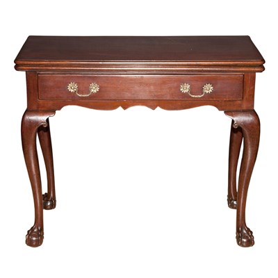 Lot 156 - George II Mahogany Games Table 18th Century...