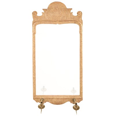 Lot 602 - Queen Anne Gilt Gesso Pier Mirror Early 18th...