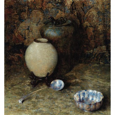 Lot 124 - Dines Carlsen American, 1901-1966 Still Life...
