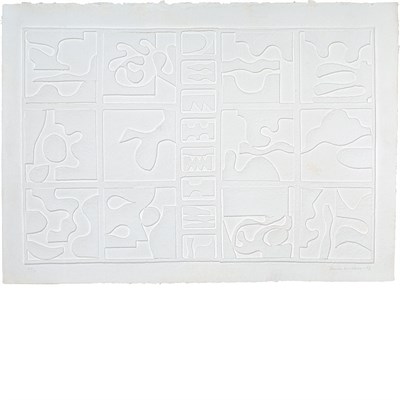 Lot 175 - Louise Nevelson DAWN'S CLOUDS Cast paper...