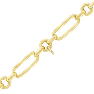 Lot 395 - Gold Link Bracelet