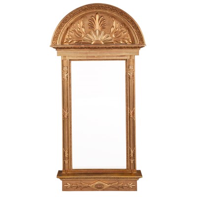 Lot 343 - Swedish Neoclassical Giltwood Pier Mirror...
