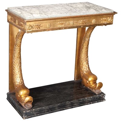 Lot 342 - Swedish Giltwood, Painted Wood and Composition...