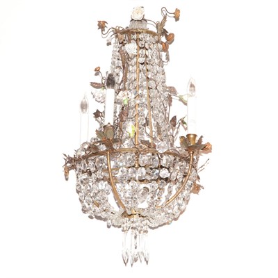 Lot 371 - Louis XVI Style Gilt-Metal and Glass...