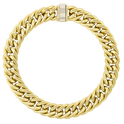 Lot 216 - Gold Link Necklace
