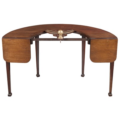 Lot 617 - George III Brass Mounted Mahogany Wine Table...
