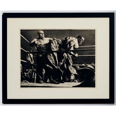Lot 237 - Robert Riggs CLUB FIGHTER (B. 35) Lithograph,...