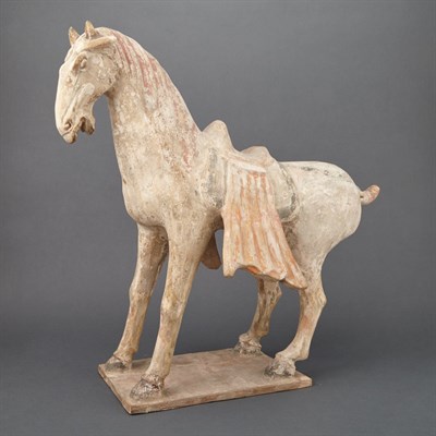 Lot 80 - Chinese Painted Pottery Figure of a Horse Tang...