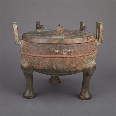 Lot 70 - Chinese Bronze Ding Warring States Period The...
