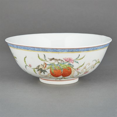 Lot 266 - Pair of Chinese Famille Rose Enameled...