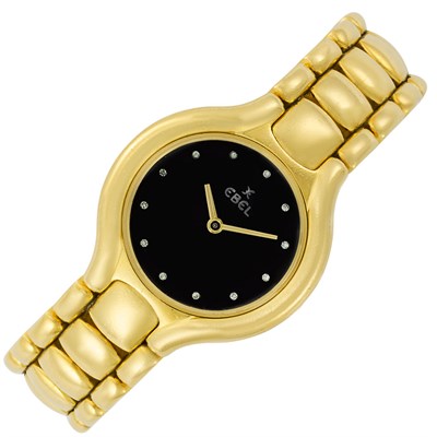 Lot 190 - Lady's Gold 'Beluga' Wristwatch, Ebel