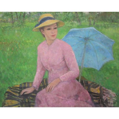 Lot 38 - Francois Gall French, 1912-1987 Jeune Femme a...