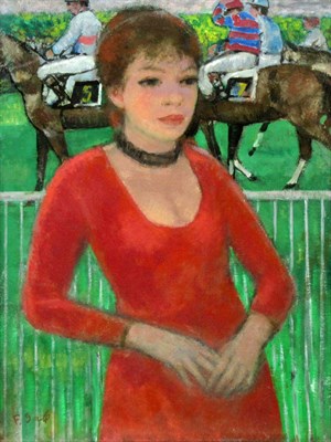 Lot 34 - Francois Gall French, 1912-1987 Aux Courses...