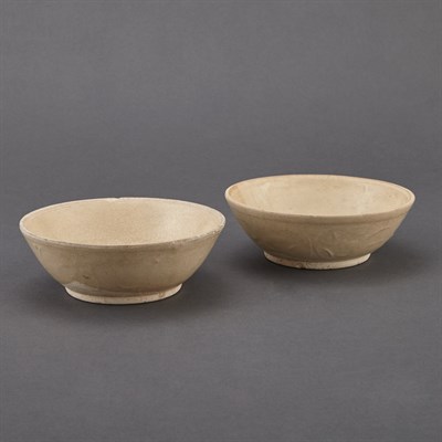 Lot 78 - Two Chinese Ding Type Bowls Song Dynasty...