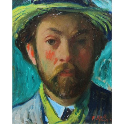 Lot 41 - Francois Gall French, 1912-1987 Self-Portrait,...