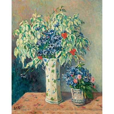 Lot 53 - Georges d'Espagnat French, 1870-1950 Les Deux...