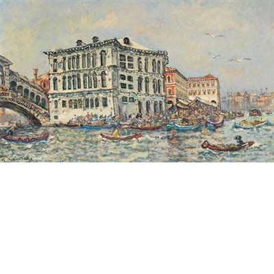 Lot 62 - Andre Hambourg French, 1909-1999 Palazzo dei...