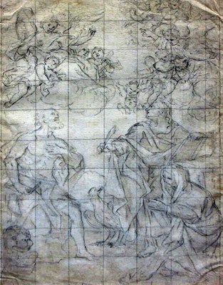 Lot 15 - Neapolitan School 17th Century Angels...