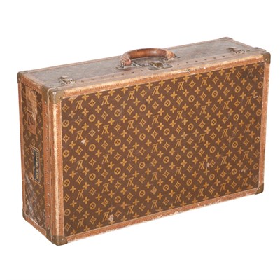 Lot 154 - Louis Vuitton Suitcase Height 8 1/2 inches,...