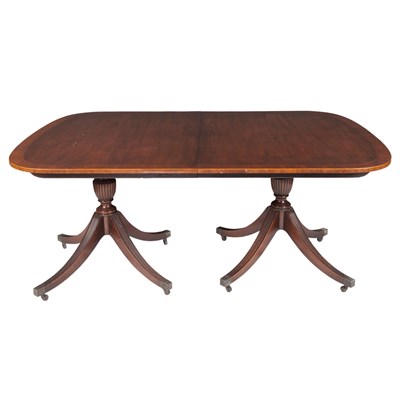Lot 345 - George III Style Banded Mahogany...