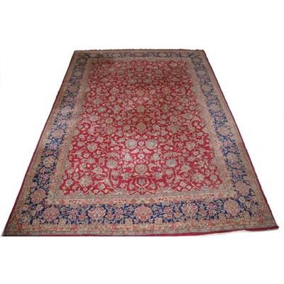Lot 555 - Kirman Carpet Southeast Iran, second half of...