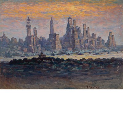 Lot 102 - Henry Van Notti American, 1876-1972 After Glow,...