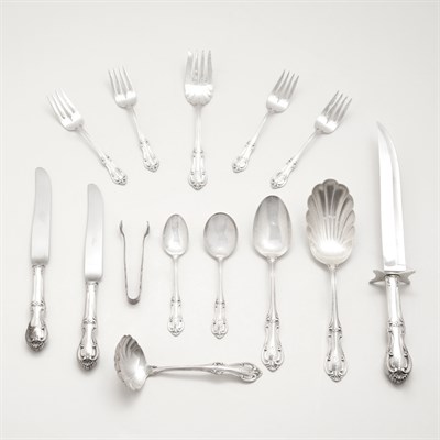 Lot 399 - International Sterling Silver Flatware Service...