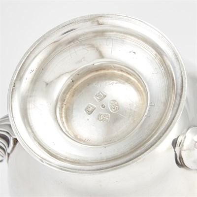 Lot 397 - George II Silver Teapot John Swift, London,...