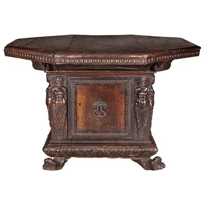 Lot 271 - Italian Renaissance Walnut Center Table 16th...